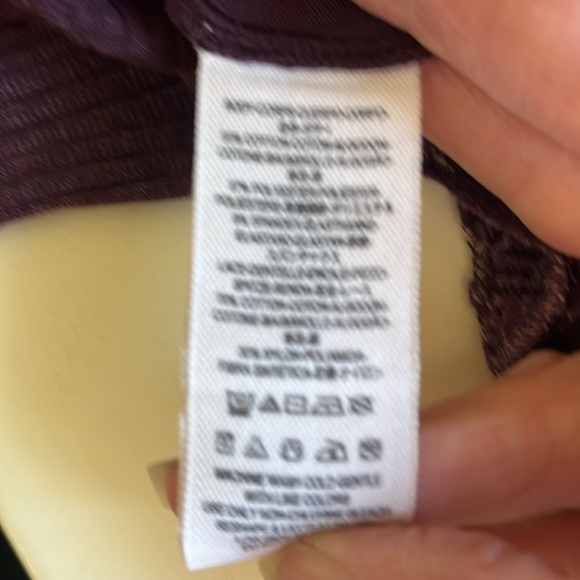 Free People Purple Lace Inset Long Sleeve Sweater. Excellent condition. Size XS - Picture 8 of 8